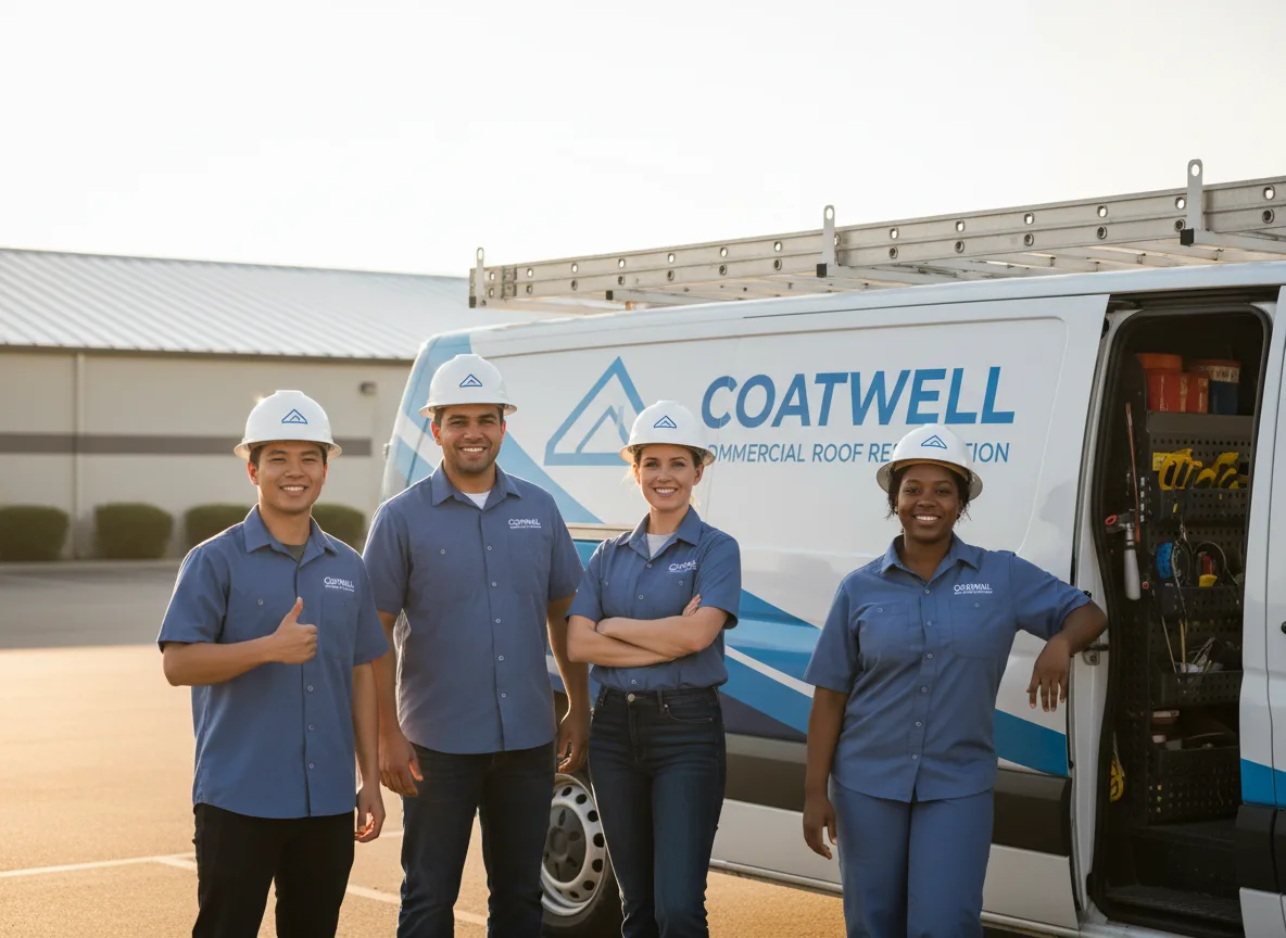 Commercial roof coating company in Mears, MI